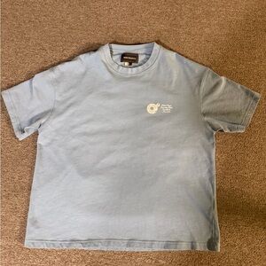 Nude Project Unisex crewneck Tshirt  size Large light blue cotton